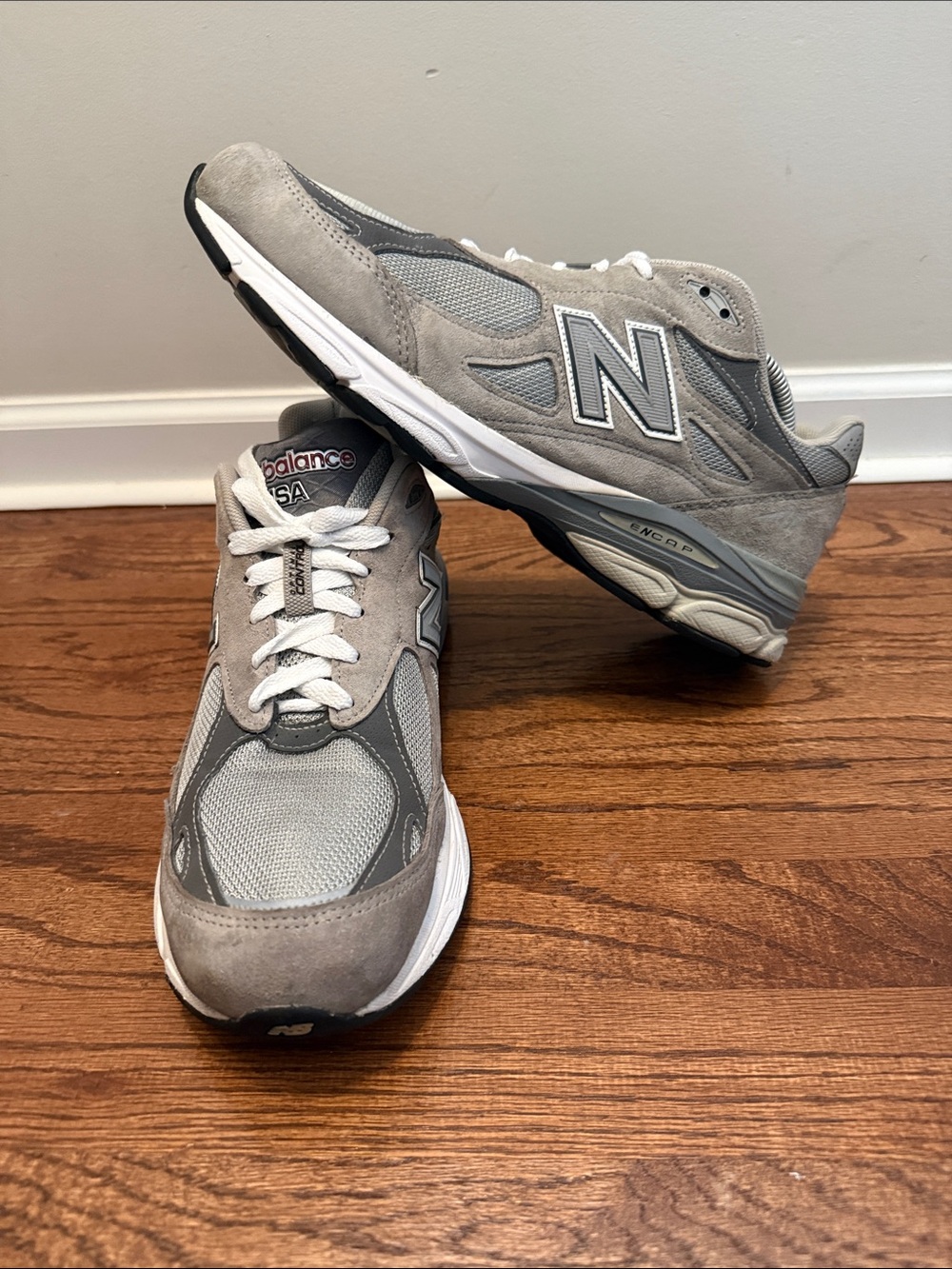 New Balance 990v3 Made in USA Grey M990GY3 Men's Size 13 Sneakers